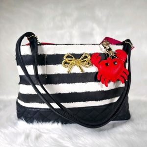 Betsey Johnson Multicompartment Shopper Handbag